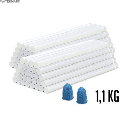 Bâton de colle Ferrestock Ø 11 cm Transparent (60 Unités)