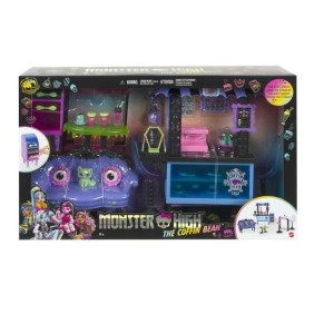 MONSTER HIGH Coffret décor de café : Au Cercueil Gourmand - Figurine Monster High - 4 ans et + HHK65