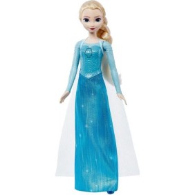 Poupée Elsa Chantante - Disney Princess - La Reine des Neiges - Tenue Bleu Glacial - Pour Enfant de 3 Ans et +