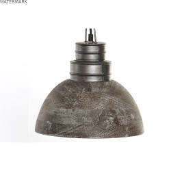 Suspension Home ESPRIT Métal Bois de manguier 25 W 29 x 29 x 28 cm