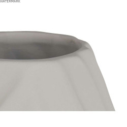 Vase Rayures Gris Céramique 26 x 49 x 26 cm