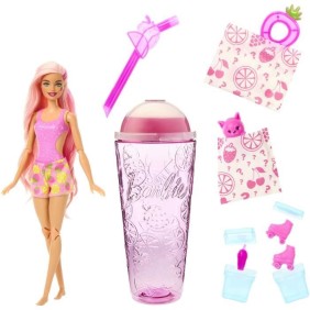 Poupée mannequin Barbie - Barbie Pop Reveal Fraise Sucre - HNW41 - 8 surprises - Multicolore