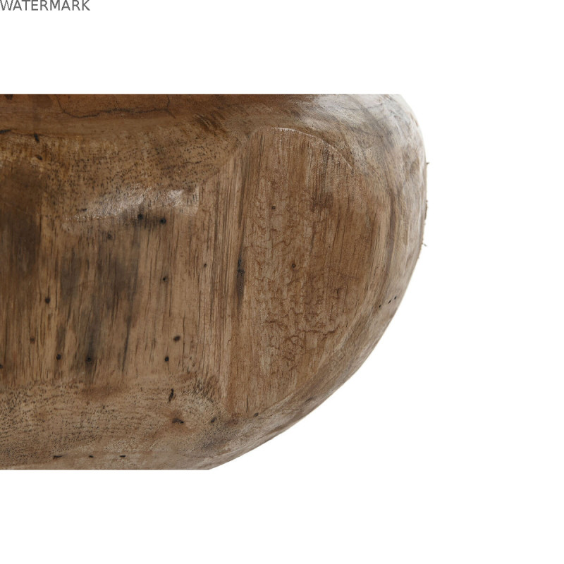 Vase Home ESPRIT Naturel Brun foncé Teck 30 x 30 x 20 cm