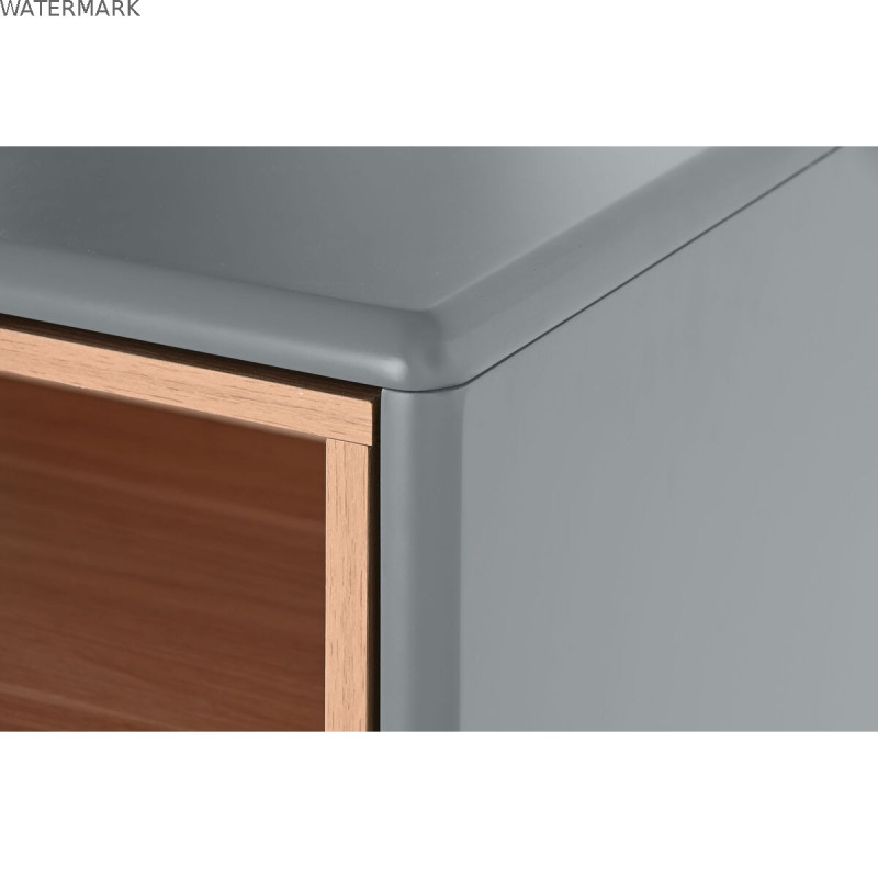 Caisson à Tiroirs Home ESPRIT Bleu Gris polypropylène Bois MDF 80 x 40 x 117 cm