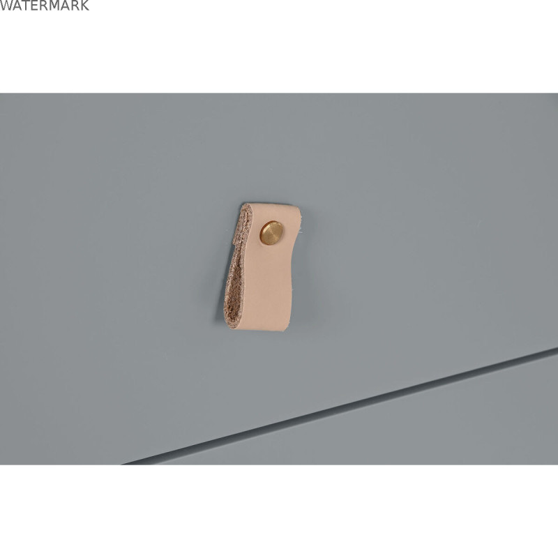 Caisson à Tiroirs Home ESPRIT Bleu Gris polypropylène Bois MDF 80 x 40 x 117 cm