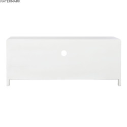 Meubles de télévision Home ESPRIT Blanc Verre Bois de paulownia 120 x 40 x 50 cm