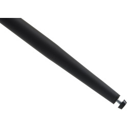 Tabouret de bar en velours Dartford noir