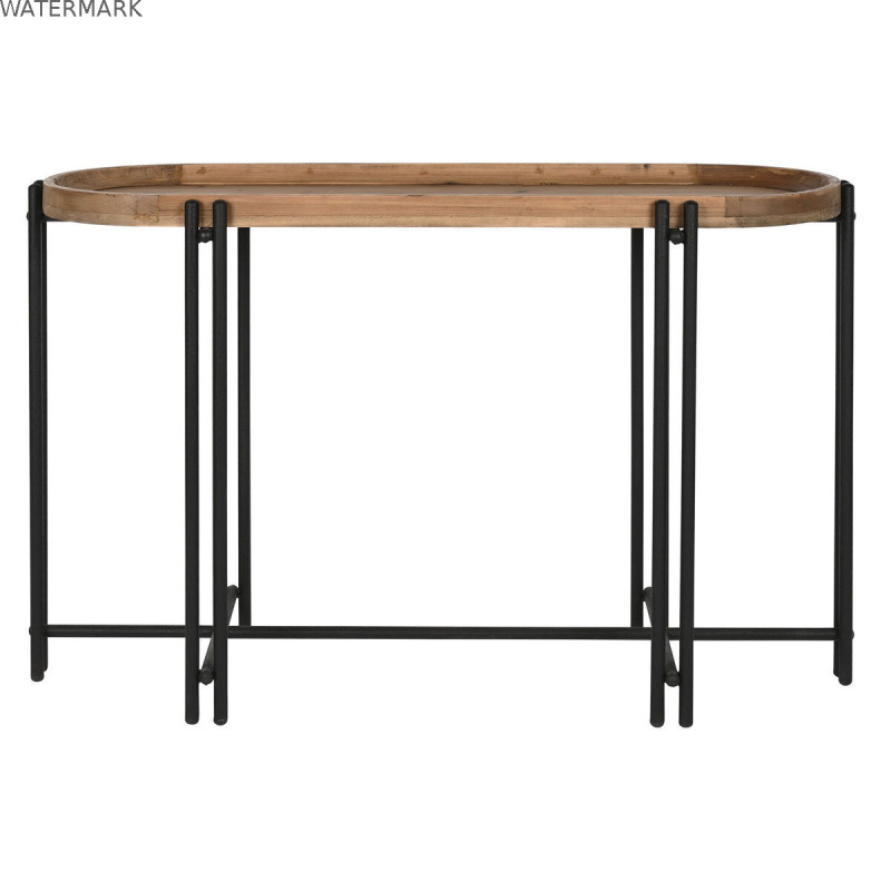 Meuble d'Entrée Home ESPRIT Marron Noir 115 x 40 x 75 cm