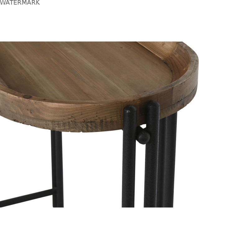 Meuble d'Entrée Home ESPRIT Marron Noir 115 x 40 x 75 cm