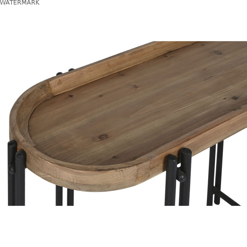 Meuble d'Entrée Home ESPRIT Marron Noir 115 x 40 x 75 cm