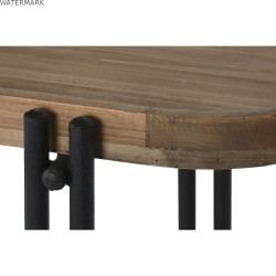 Meuble d'Entrée Home ESPRIT Marron Noir 115 x 40 x 75 cm