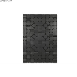 Décoration murale Home ESPRIT Noir Abstrait Moderne 81 x 3,8 x 117 cm