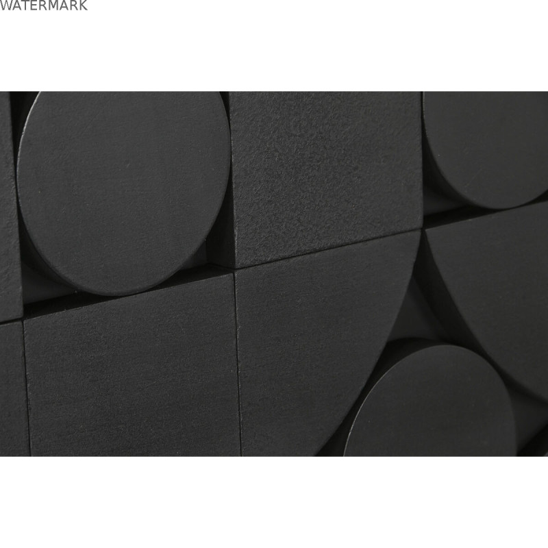 Décoration murale Home ESPRIT Noir Abstrait Moderne 81 x 3,8 x 117 cm