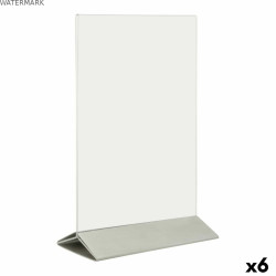 Panneau Securit Transparent Avec support 24,3 x 15 x 7,4 cm