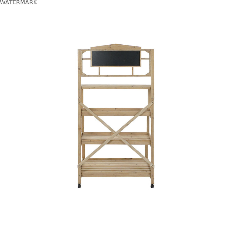 Étagère Home ESPRIT Noir Ardoise Bois d'épicéa 98 x 68 x 192 cm