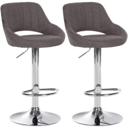 2er Set Barhocker Milet Stoff C