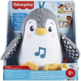 Fisher-Price - Mon Pingouin d'Éveil - Peluche Musicale