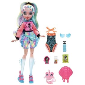 Monster High - Lagoona Blue avec piranha de compagnie - Poupée - 4 ans et + - MONSTER HIGH - HHK55 - POUPEE MANNEQUIN MONSTER HI