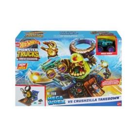 Playset COMBAT MEGA WREX VS GORZILLA - HOT WHEELS - HPN71 - VEHICULES HOT WHEELS