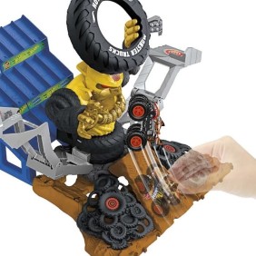 Playset COMBAT MEGA WREX VS GORZILLA - HOT WHEELS - HPN71 - VEHICULES HOT WHEELS