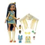 Poupée Monster High - Cleo de Nile avec animal de compagnie - 4 ans et + - MONSTER HIGH - HHK54