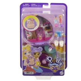 COFFRET CAFE DU HERISSON - POLLY POCKET - HRD37 - MINI POUPEE POLLY POCKET COFFRET COMPACT