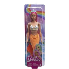 Barbie - Poupées Sirenes avec cheveux et nageoire colorés et serre-tete