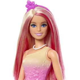 Barbie - Poupées Sirenes avec cheveux et nageoire colorés et serre-tete