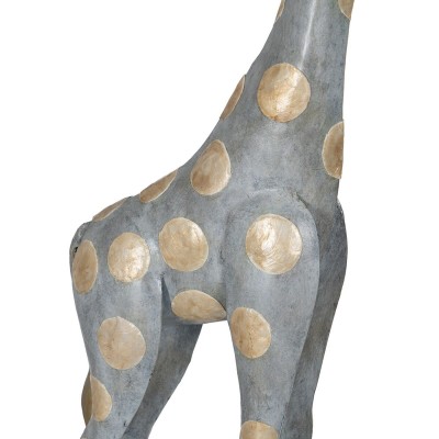 Figurine Décorative Gris Doré Girafe 27 x 12 x 100 cm