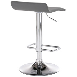 Lot de 2 tabourets de bar Dyn gris