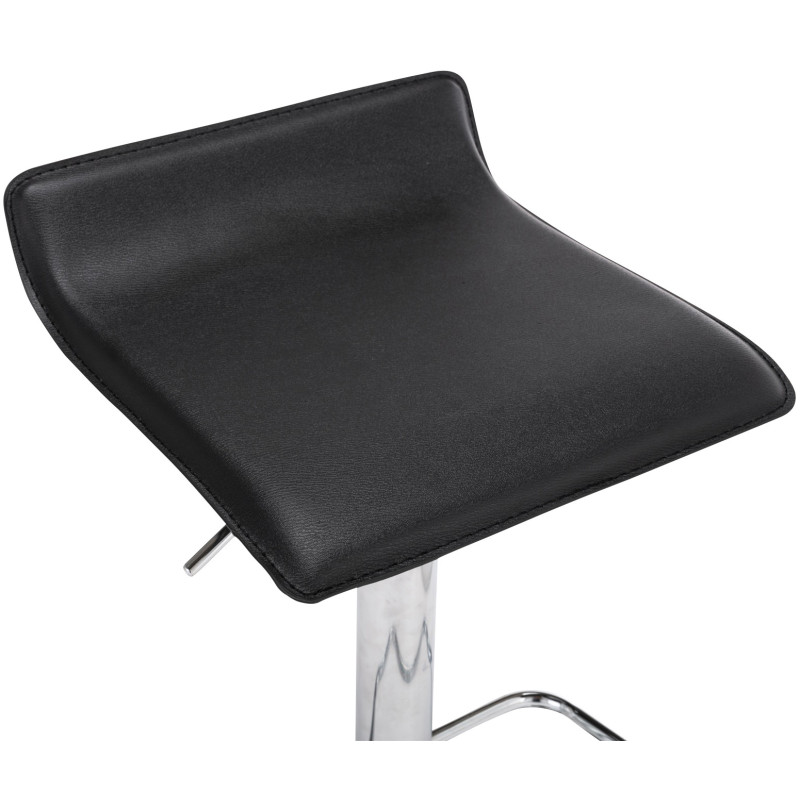 Lot de 2 tabourets de bar Dyn noir