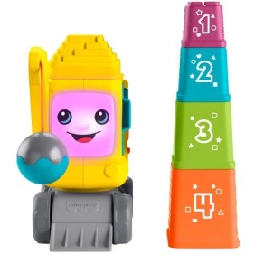 Fisher-Price - La Calculo'Grue - Blocs avec effets sonores et lumineux