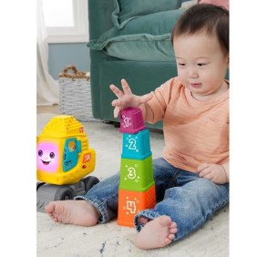 Fisher-Price - La Calculo'Grue - Blocs avec effets sonores et lumineux