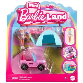 BARBIE Mini Barbieland mini véhicule de reve + une minie barbie - modele aléatoire