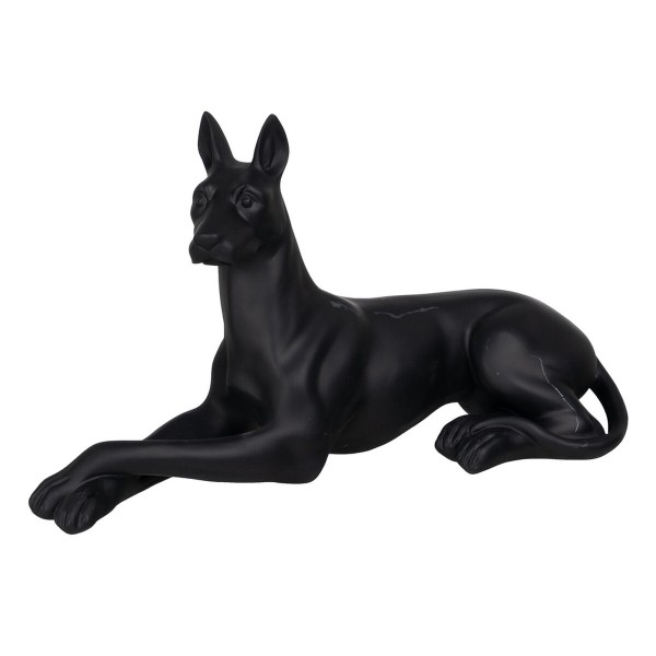 Figurine Décorative Noir Chien 37,5 x 13,5 x 22 cm