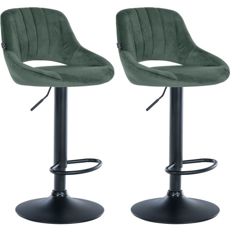 2er Set Barhocker Milet Samt B