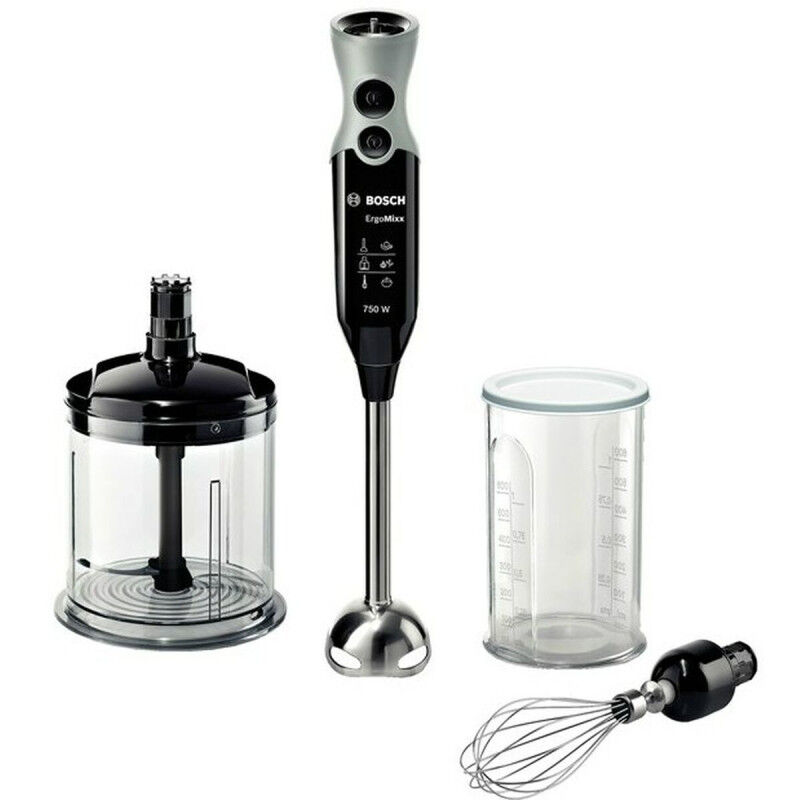 Mixeur plongeant BOSCH MSM67160 Noir Gris 750 W 600 ml