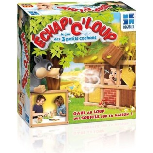 Echap O Loup - Le jeu des 3 petits cochons - Jeu de société enfant - MEGABLEU