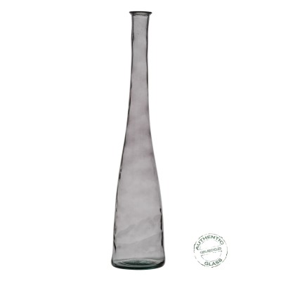 Vase Gris verre recyclé 18 x 18 x 100 cm