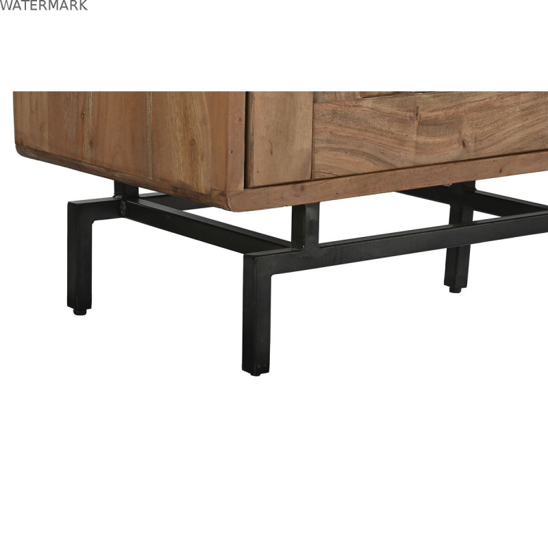 Présentoir Home ESPRIT Verre Acacia 118 x 45 x 194 cm