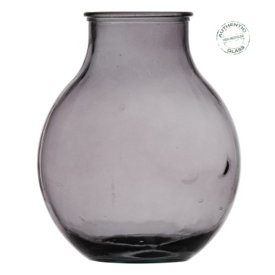 Vase Gris verre recyclé 29 x 29 x 36 cm