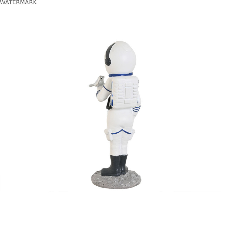 Figurine Décorative Home ESPRIT Bleu Blanc Rouge Argenté Femme Astronaute 10 x 11 x 29 cm (2 Unités)