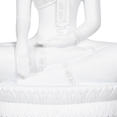 Figurine Décorative Blanc Buda 19,2 x 12 x 32,5 cm