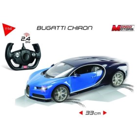 Véhicule radiocommandé Bugatti Chiron 1:14eme avec effets lumineux