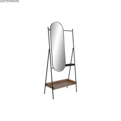Meuble d'Entrée Home ESPRIT Noir Naturel 80 x 41 x 183 cm