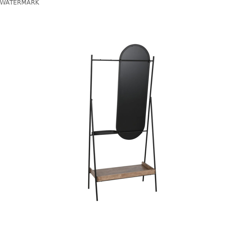 Meuble d'Entrée Home ESPRIT Noir Naturel 80 x 41 x 183 cm