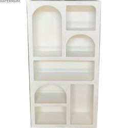 Étagère Home ESPRIT Blanc Bois MDF 80 x 26 x 180 cm