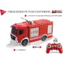 Véhicule radiocommandé Mercedes Antos Camion pompiers 1:26eme avec effets lumineux