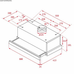 Hotte standard Teka TL6420.2WH Blanc