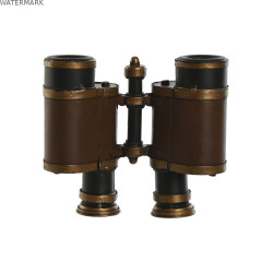 Figurine Décorative Home ESPRIT Marron Bronze Jumelles Vintage 17,5 x 16 x 7 cm